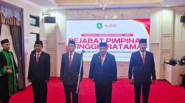 FOTO: Empat Pejabat Pimpinan Tinggi Pratama di lingkungan Pemkab Sumenep saat dilantik