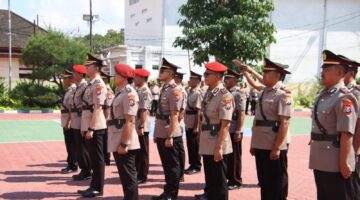 Kapolresta Sumenep Pimpin Sertijab Sejumlah Pejabat Utama dan Kapolsek Jajaran